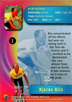 1997 Eurostar Tour de France #1 Bjarne Riis Back